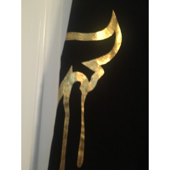 2Pcs  Qruel Kids Gold & Black Pant Set Pants & Shirt Size XL 14 - Picture 7 of 8